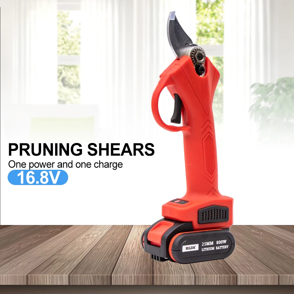 

Electric Pruner 16.8V Li-ion Cordless Electric Pruning Shears Secateur Branch Cutter Fruit Pruning Garden Power Tool