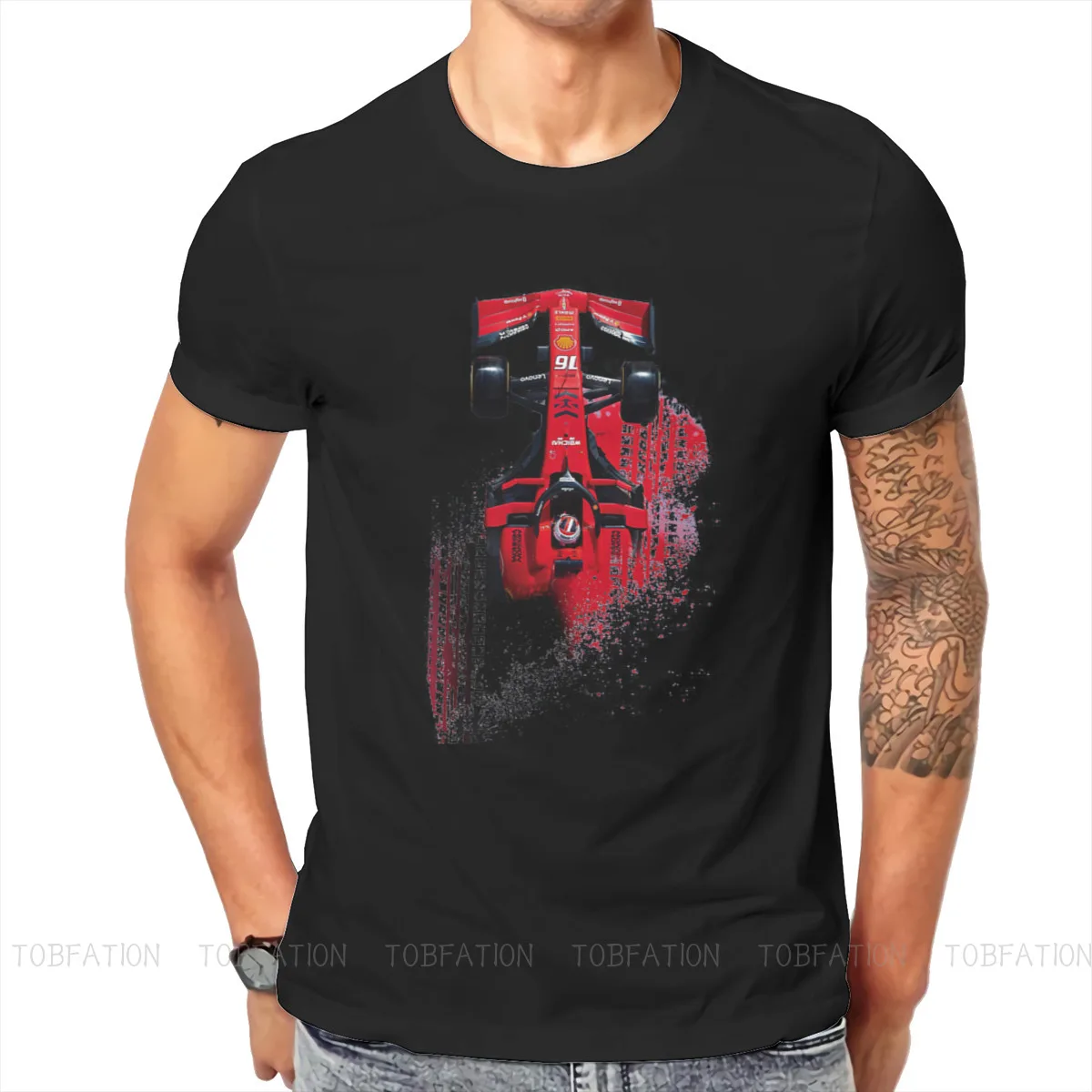 

Formula 1 Car Tshirt Classic Men Gothic Teenager Clothing Tops Large Cotton O-Neck T Shirt