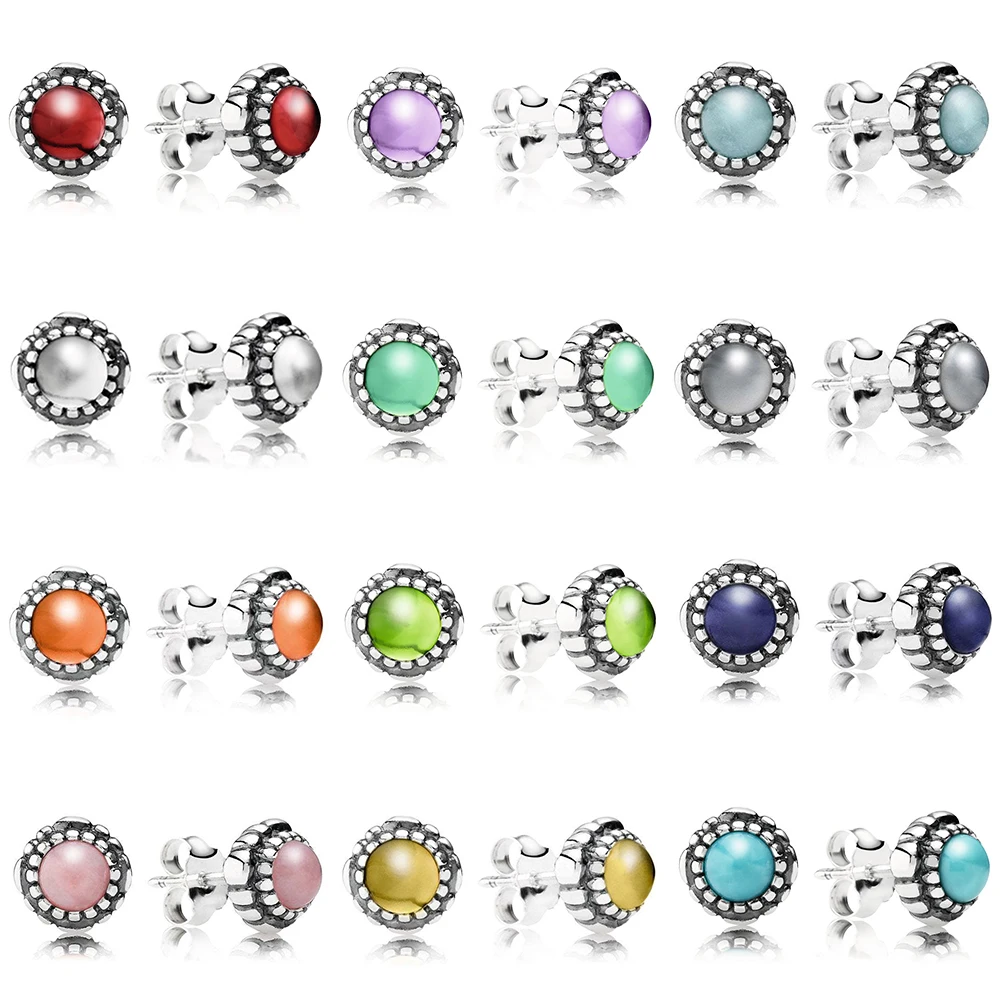 

Серьги-гвоздики из серебра 925 пробы с 12 созвездиями