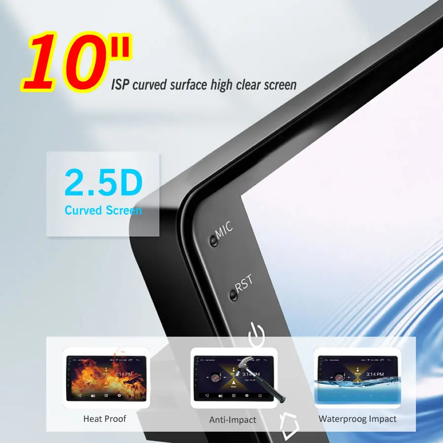10 'ɺndroid RDS Carplay 4G SIM TOYOTA LEVIN 2014/2015/2016 Автомагнитола Мультимедиа GPS навигация