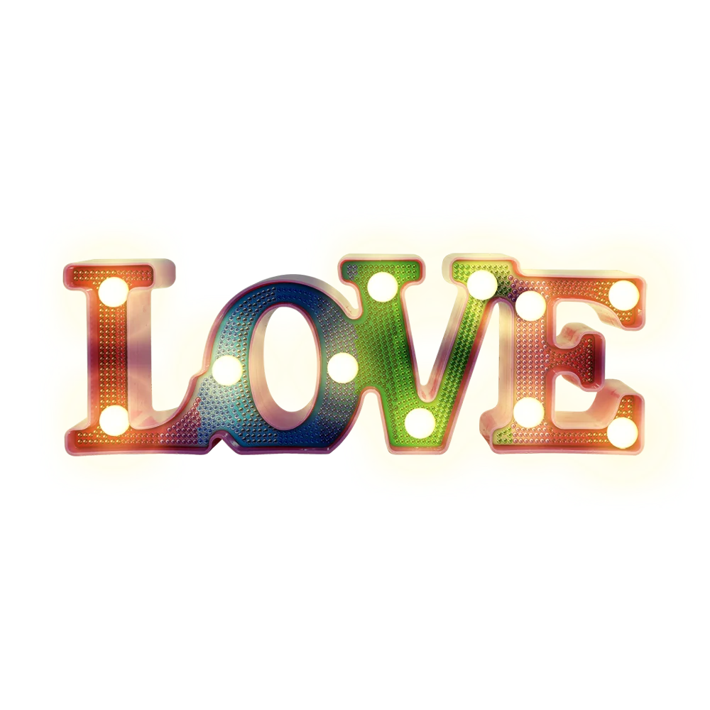 

HeeBenor Factory Store New Arrival Love Style DIY LED Diamond Lamp Diamond Painting Light Diamond Mosaic Embroidery Decor ZXD094
