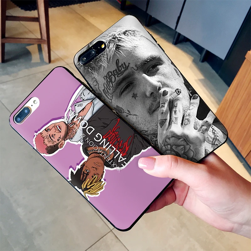 Чехол для IPhone Xr Xs Xsmax X 6 6s 7 8 Plus Lil Peep XS Max 9 силиконовая лента Capa | Мобильные телефоны