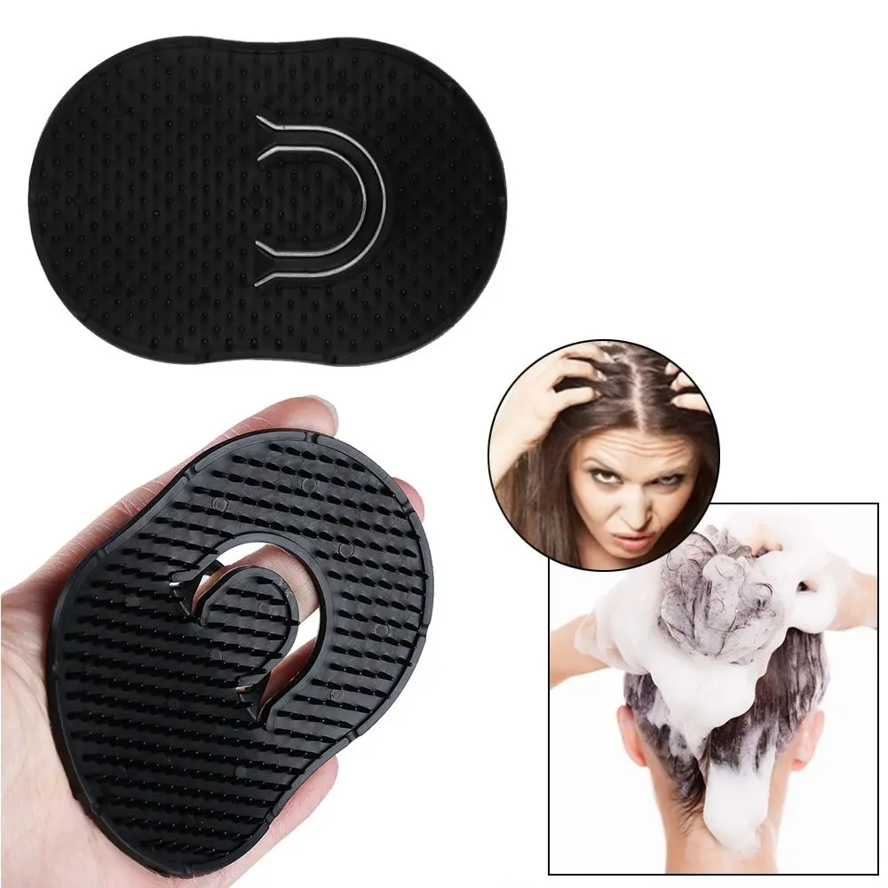 

Новая Массажная щетка для усов, ладони, кожи головы, крутая щетка для бороды, инструмент для укладки, карманная расческа для волос