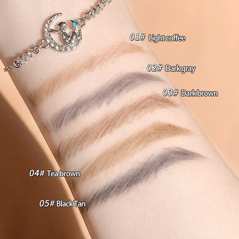 

Double-headed Slender Eyebrow Pen Rotating Automatic Waterproof Long Lasting Natural Dark Brown Eyebrow Enhancers Eyebrow TSLM1