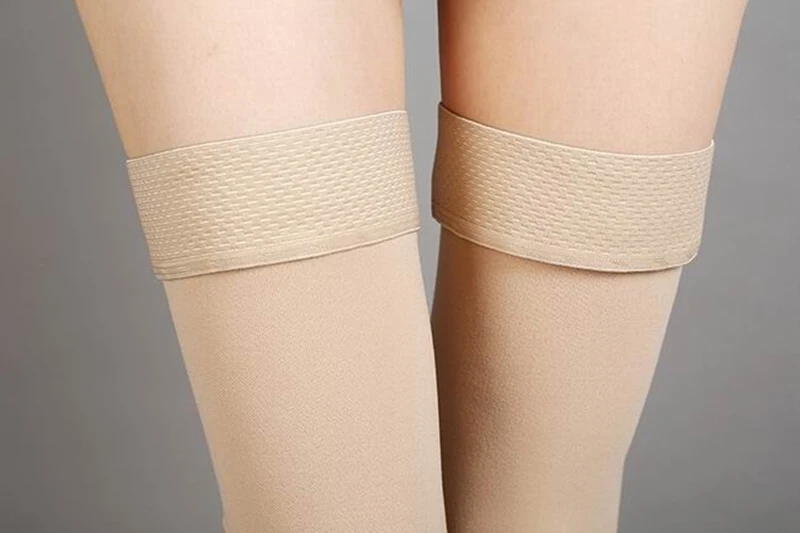 

Hot-sale Varicose Veins Stockings Thigh High 25-30 mmHg Medical Compression Closed Toe Stockings XRQ88