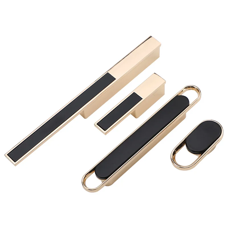 

Modern Gold Chrome Kitchen Handle Cabinet Knobs and Handles Fashion Drawer Knobs Pulls Furniture Handle Door Hardware