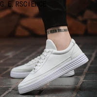 2021 autumn new mens shoes casual trend student board shoes low top young mens white shoes all match