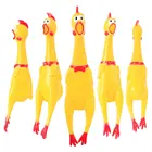 1 шт. кричащая курица Желтая резиновая Подарочная игрушка для сжимания звука инструмент для декомпрессии Новинка прочный курица идеальный подарок