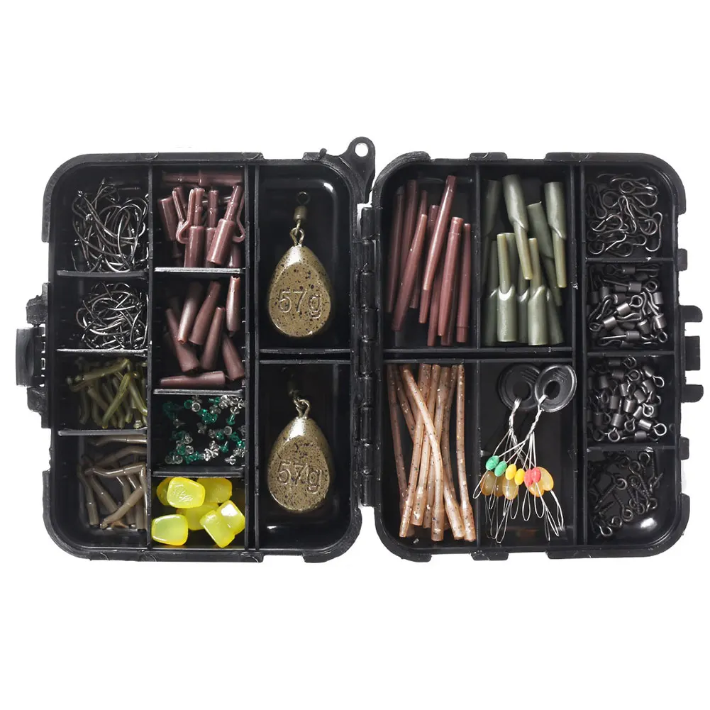 

Fishing Accessories Kit Fishing Lure Tackle Set Bait Set Fishing Equipment for Men Father Boyfriend 252/217 PCS Fishing Lure Set
