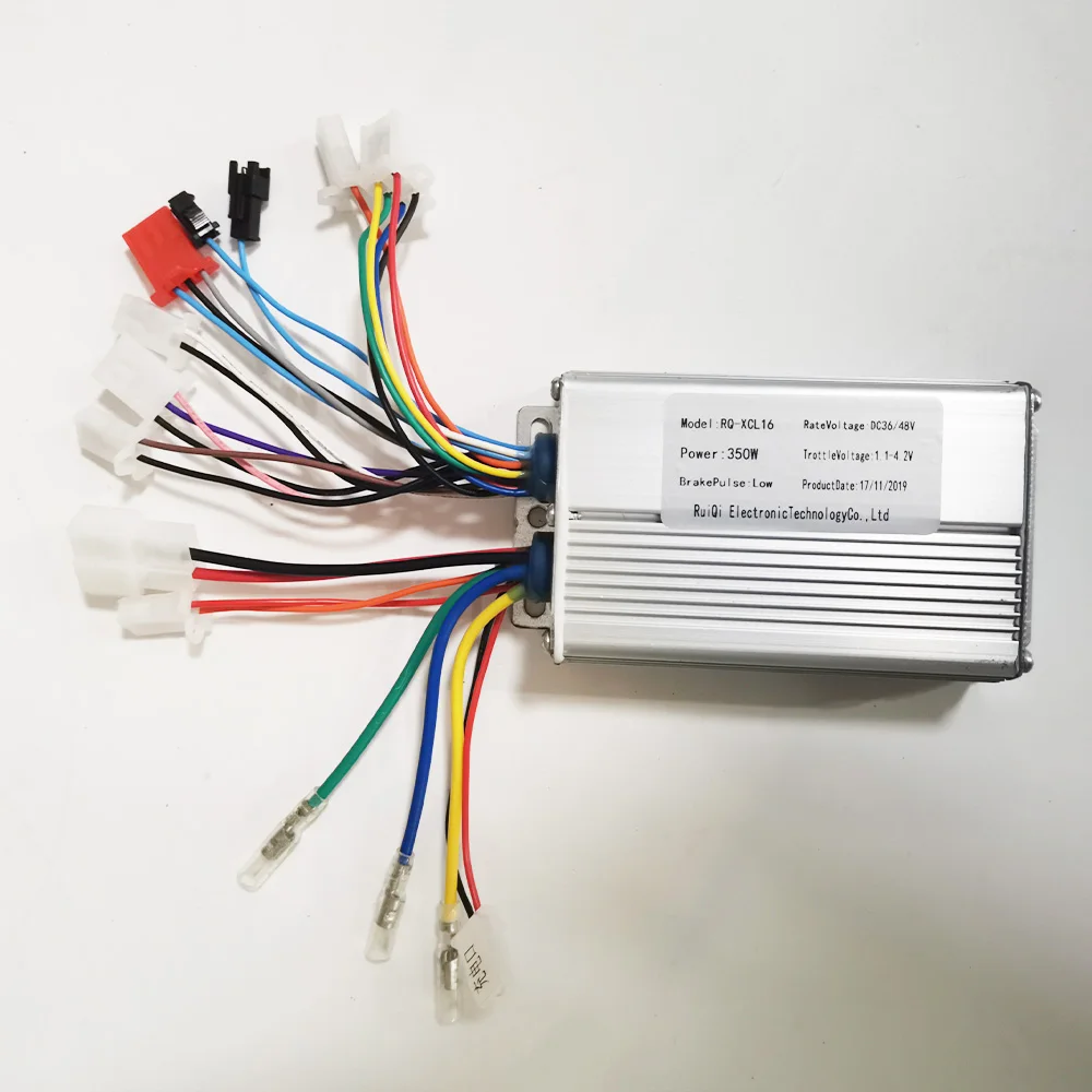 Электрический скутер с бесщеточной втулкой 36 В 48 350 Вт контроллер BLDC комплект