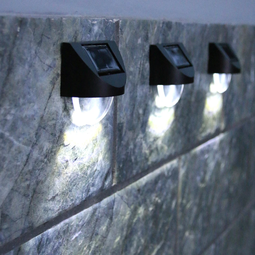 

4 шт. светильник водонепроницаемые уличные настенные светодиодные лампы на солнечной батарее