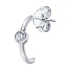 Серьга SKLV из серебра с фианитом, 1 шт., Серебро, 925, Женская, Серьги 2022 тренд, Оригинальная продукция