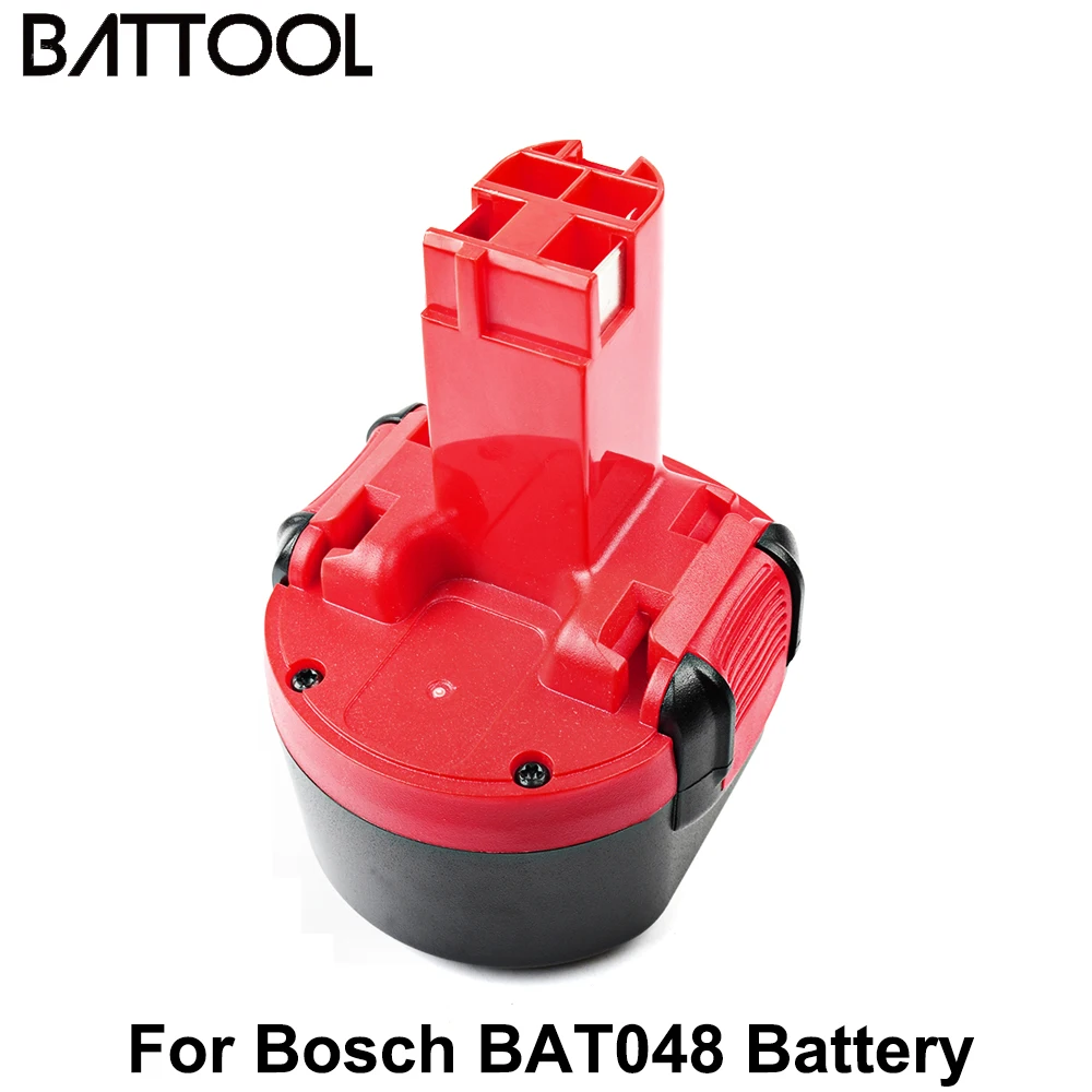 

Battool 3.0Ah 9.6V NI-MH BAT048 Rechargeable Battery For Bosch 9.6V PSR960 BH984 BAT119 BAT100 BAT001 BPT1041 BH974 2607335260