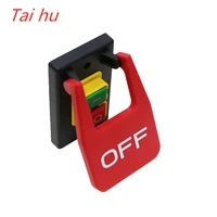 off on red cover emergency stop push button switch 16a power offundervoltage protection electromagnetic start switch