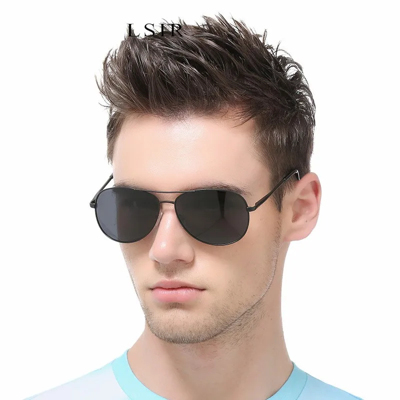 

Aviation Metail Frame Polarized Sunglasses Men Sun Glasses Pilot Male Day Night Vision Driving Oculos De Sol UV400