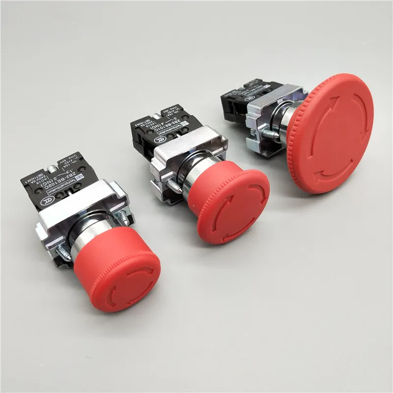 XB2 BS142 BS442 BS542 1NC ключ аварийной остановки поворотный нажимной кнопкой