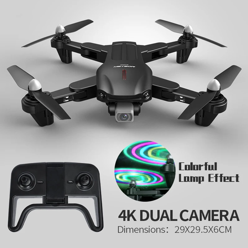 

Mini RC Folding Drones with 4K Dual Camera Gesture Photo Video Altitude Holding RC Quadcopter US
