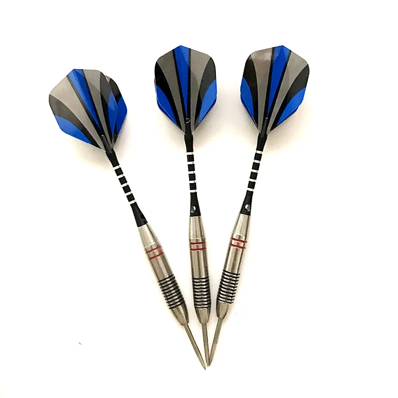 

Hot sale 3 pieces/set of darts high quality professional darts set professional 24g steel darts aluminum alloy dart rod