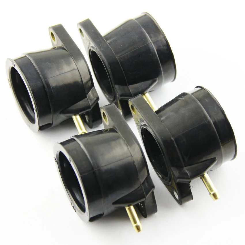 

4pcs Motorcycle Carburetor Interface Adapter Intake Pipe For Yamaha 4JH-13586-02 4JH-13596-02 YZF600R Thundercat 1995-2007