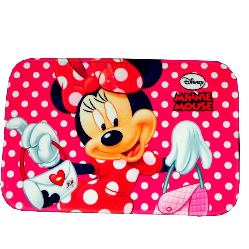 Disney Mickey Minnie Car Customized Anime Mat Decoration Home Carpets Cartoon Rug Bedroom Floor Mats Bath Plush Rugs Doormat NEW | Дом и сад