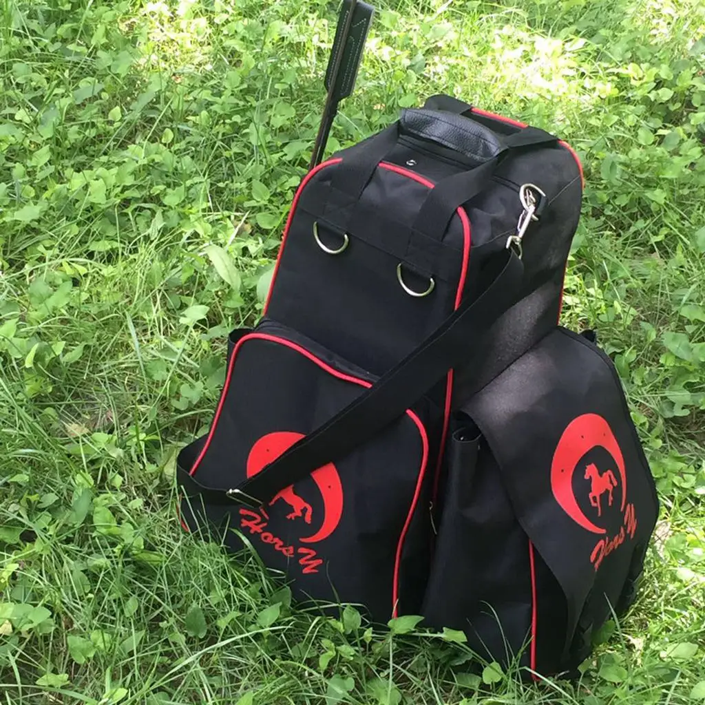

Equestrian Sport Equipment Tote Bag Large Horse Riding Boots, And Accessories Storage Backpack