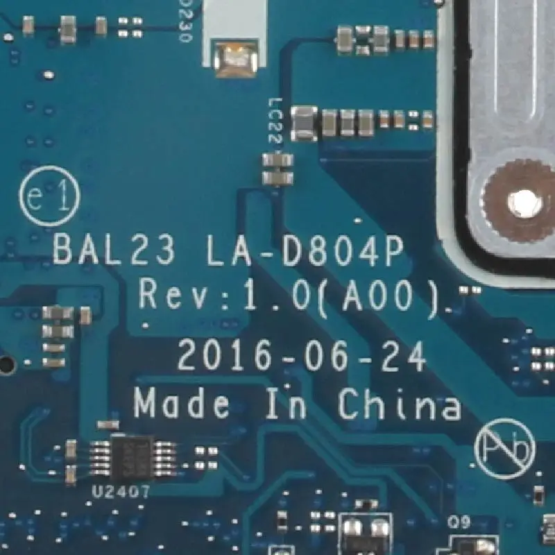 CN 0MYX0F материнская плата для ноутбука DELL Inspiron 5565 A9 9400 AM9400 BAL23 LA D804P 216 0890010
