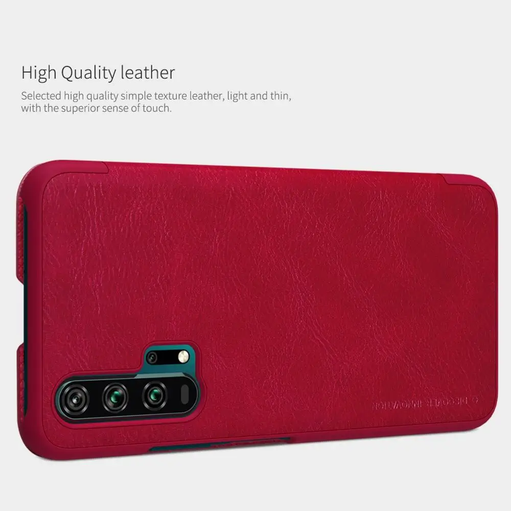 Винтажный Роскошный кожаный флип-чехол для Honor 20 Pro Оригинальный чехол мобильного