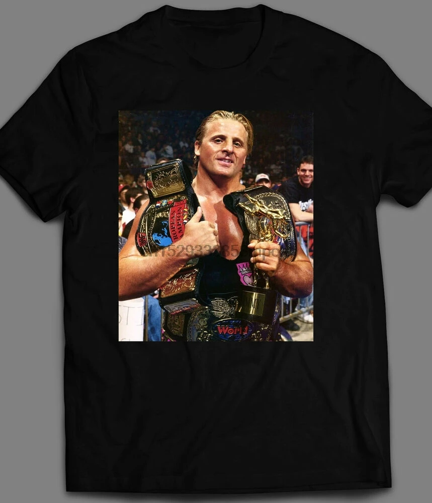 

INTERCONTINENTAL CHAMP OWEN HART VINTAGE WRESTLING T-SHIRT FULL FRONT PRINT