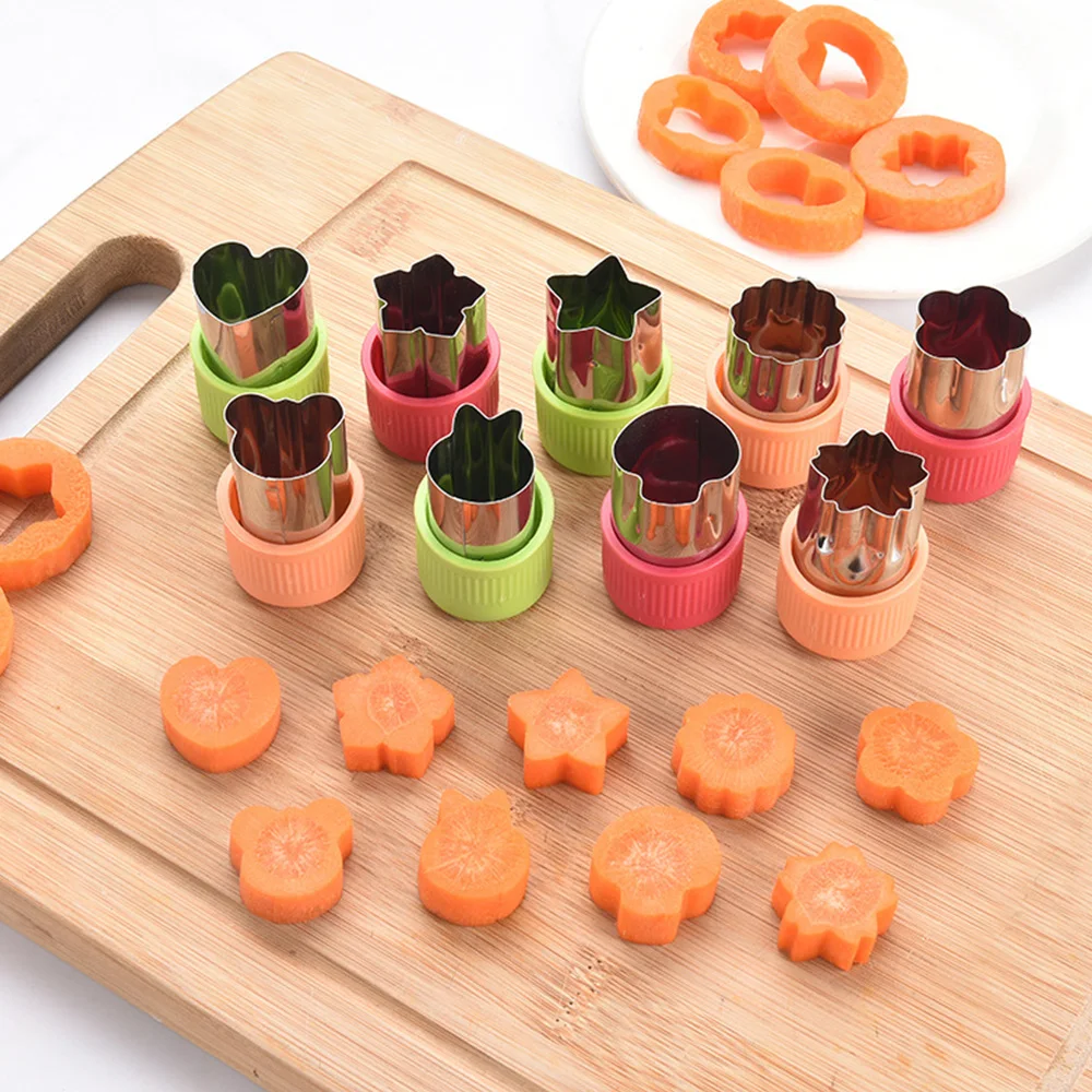 

3PC Vegetable Cutter Shapes Mini Pie Fruit Cookie Mold Food Accessories Cookie Cutter Kids Baking Tool Kitchen DIY