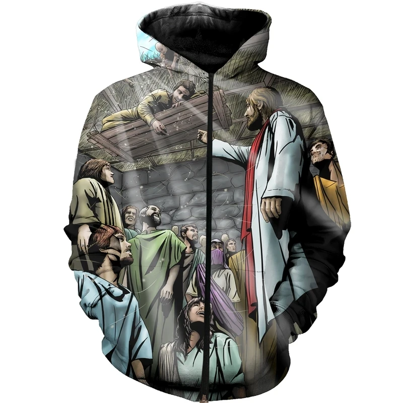 

PLstar Cosmos 3DPrint New Fashion Retro Christian Jesus Unisex Casual Harajuku Streetwear Funny Hoodies/Sweatshirt/Jacket/-a6