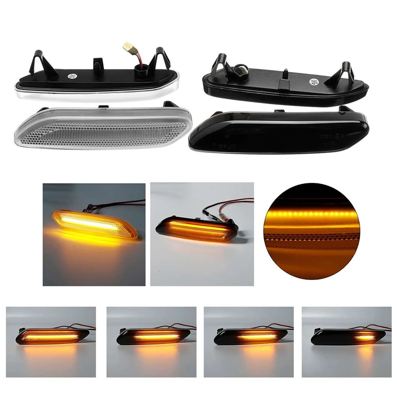 Автомобильный Динамический светодиодный боковой ретранслятор индикатор