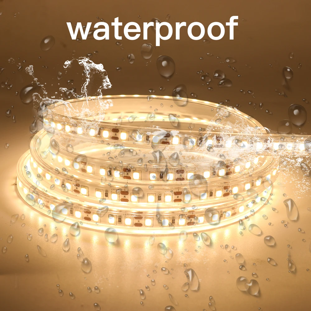 Диммируемая Светодиодная лента 12 В 24 постоянного тока CRI 80RA IP67 водонепроницаемая