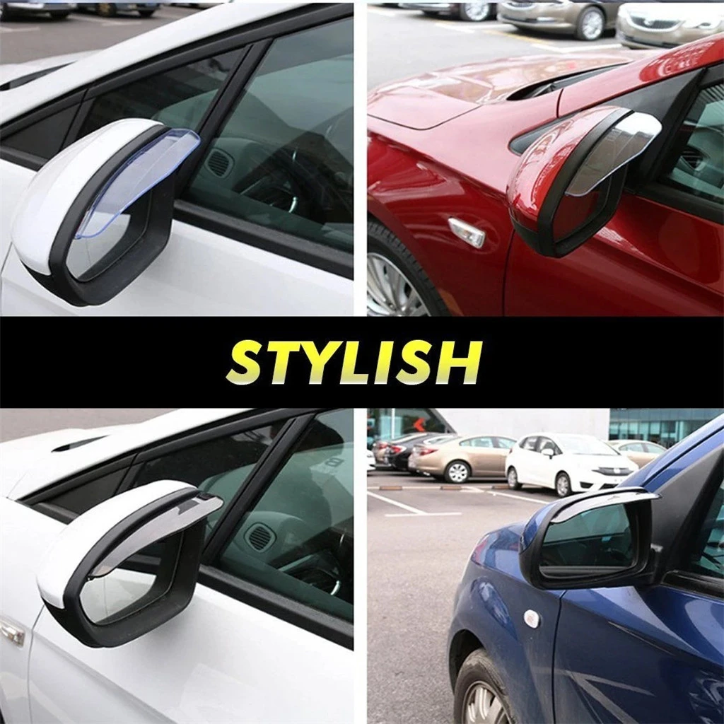 car rearview mirror rain snow eyebrows Side Rear Mirror Visor Rain Snow Guard Eyebrow Protector protective case | Автомобили и