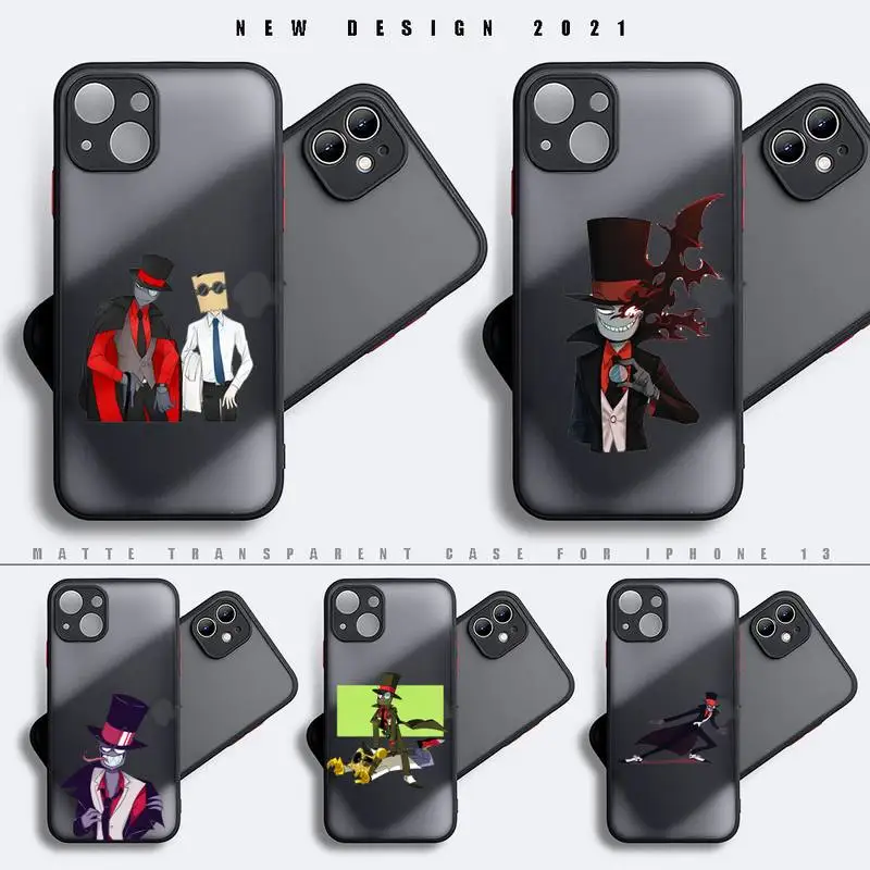 

Villainous Animation Phone Case for iphone 13 12 XS 11 pro max mini SE 2020 7 8 plus X XR case matte transparent coque funda