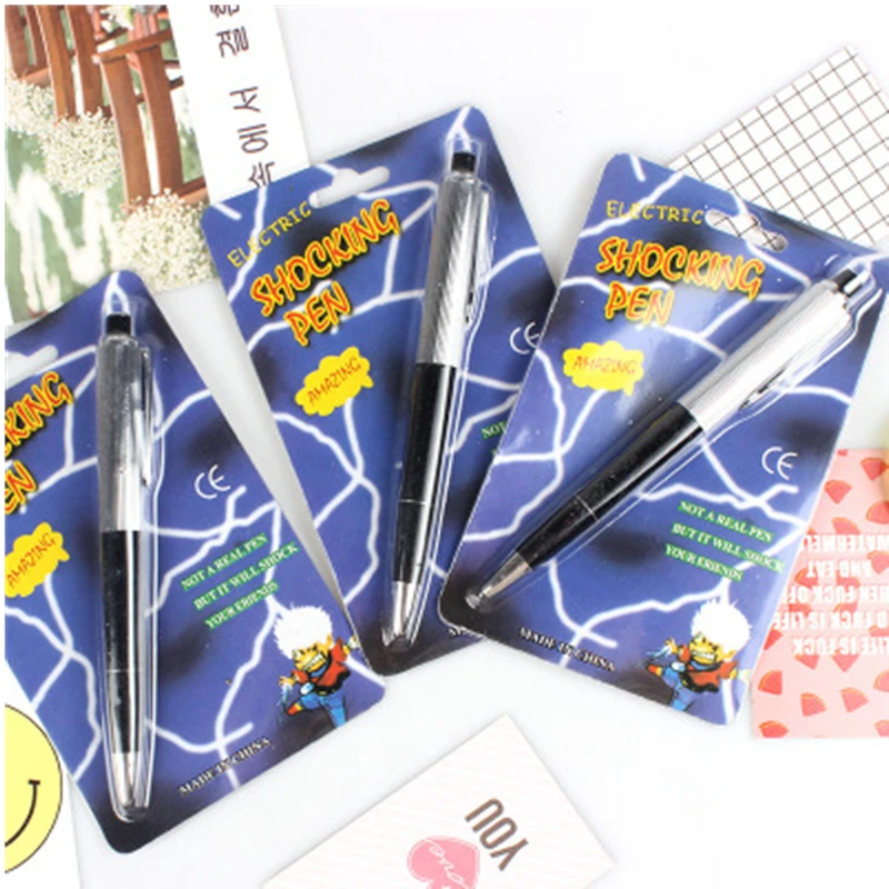 1 шт. электрическая ударная ручка игрушка розыгрыш Забавный трюк забавный гаджет