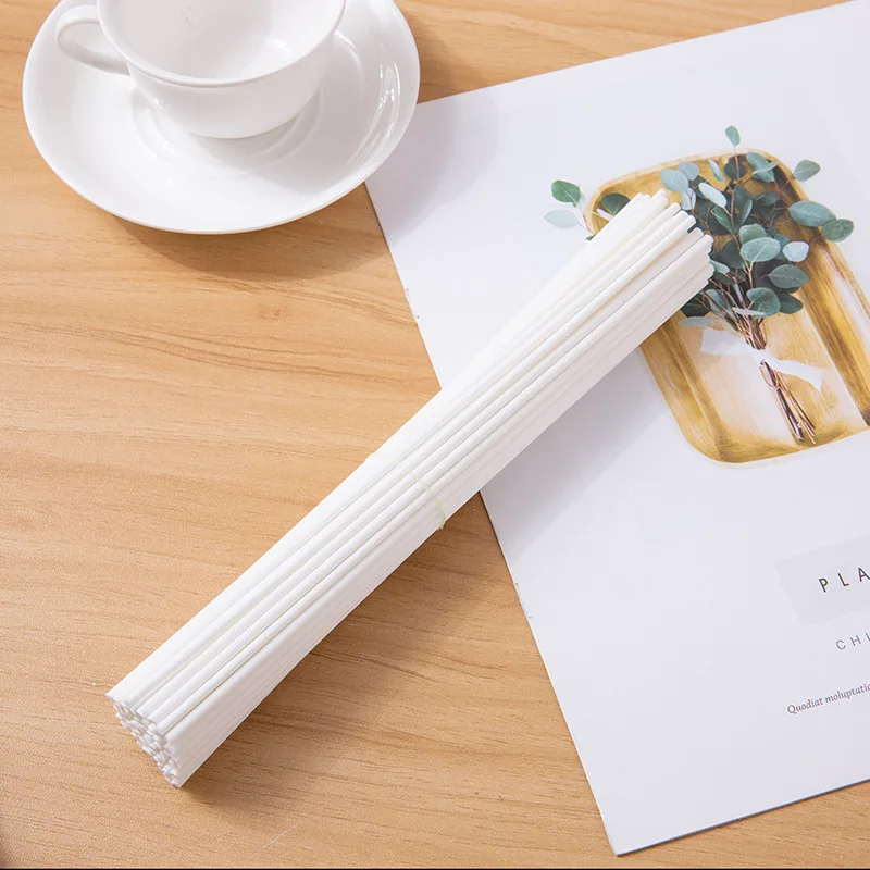 Палочки из белого волокна ротанга 22 х3 мм|reed diffuser|diffuser reedsdecorative diffuser reeds |