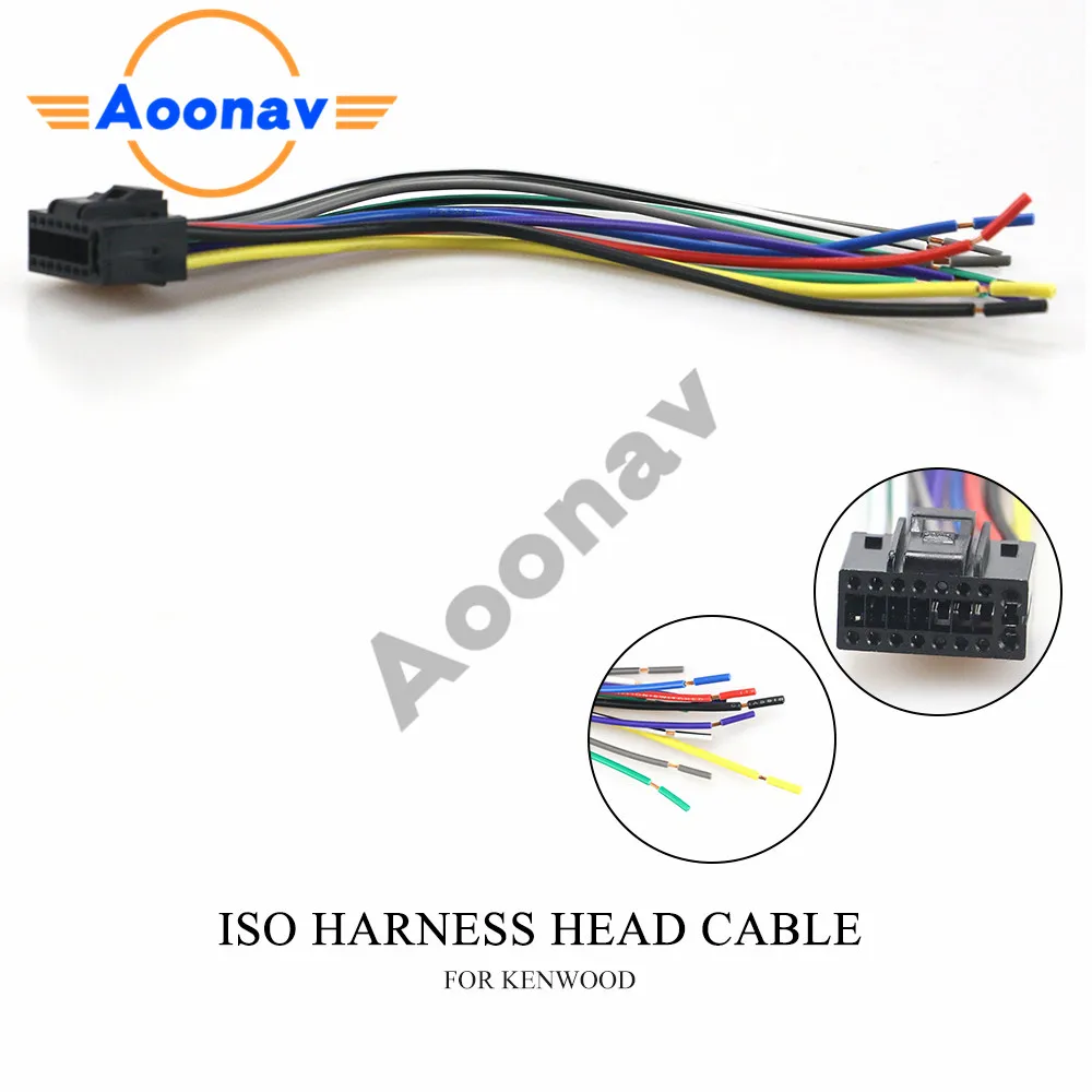 15 003 автомобильный ISO для KENWOOD DPX JVC KD Стерео жгут проводов радиопровод адаптер