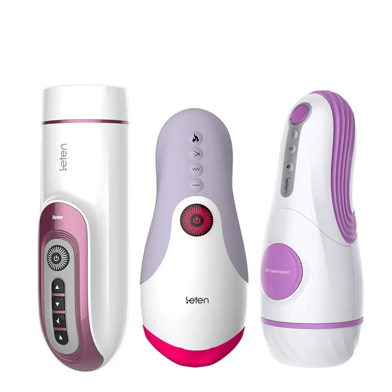 Leten интеллектуальные телескопические товары для взрослых мужской теплый массаж