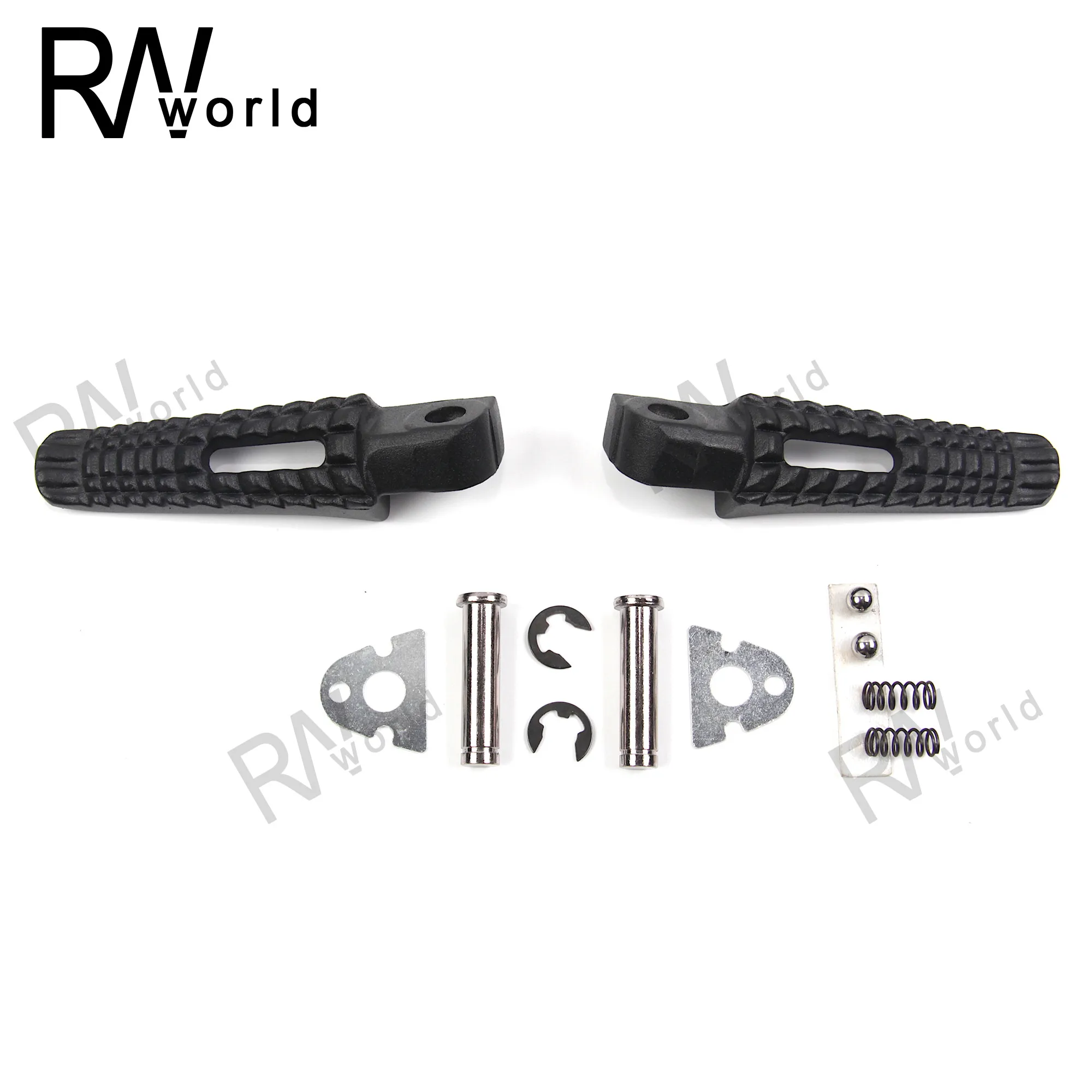 Мотоциклетные черные Серебристые задние Пассажирские подножки для Suzuki GSXR GSX-R 600