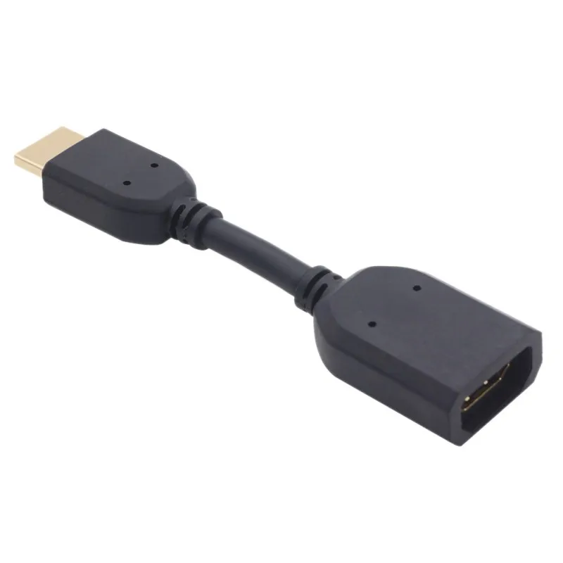 P01 10 см Удлинительный кабель для HDMI Портативный позолоченный медный удлинитель адаптер шнур - Цвет: P01