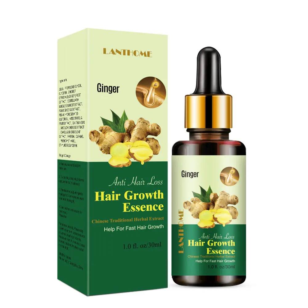 

LANTHOME Ginger hair essence hair oil for fast hair growth 30ml