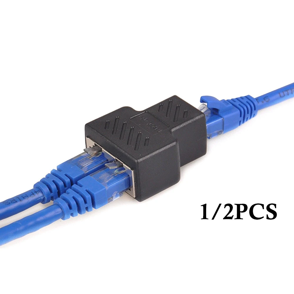 Сетевой кабель Rj45 Ethernet 1-2 способа сетевой разъем удлинитель переходник на два
