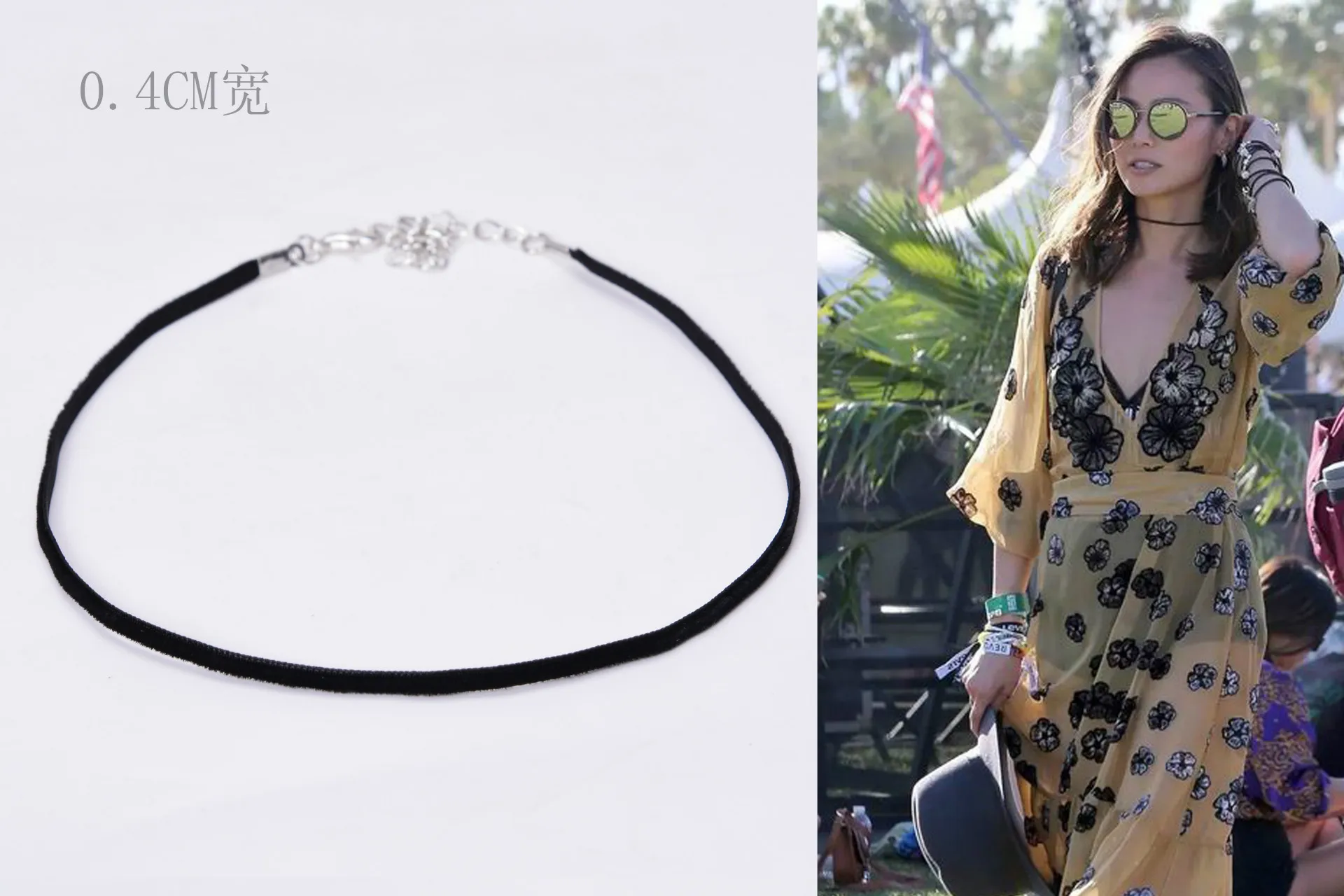 

New Retro Simple Black Velvet Necklace Necklace Clavicle Chain Ladies Girls Women Jewelry Accessories Wholesale