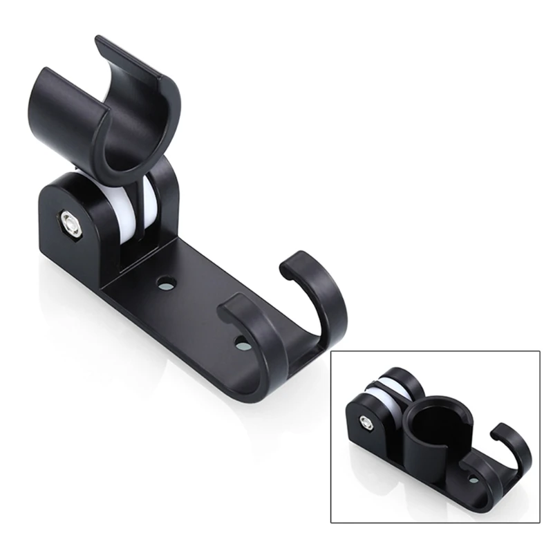 

Bathroom Matte Black Hand Held Shower Head Wall Mounted Shower Set With Hose&Shower Holder Water Saving High Pressure G8TB