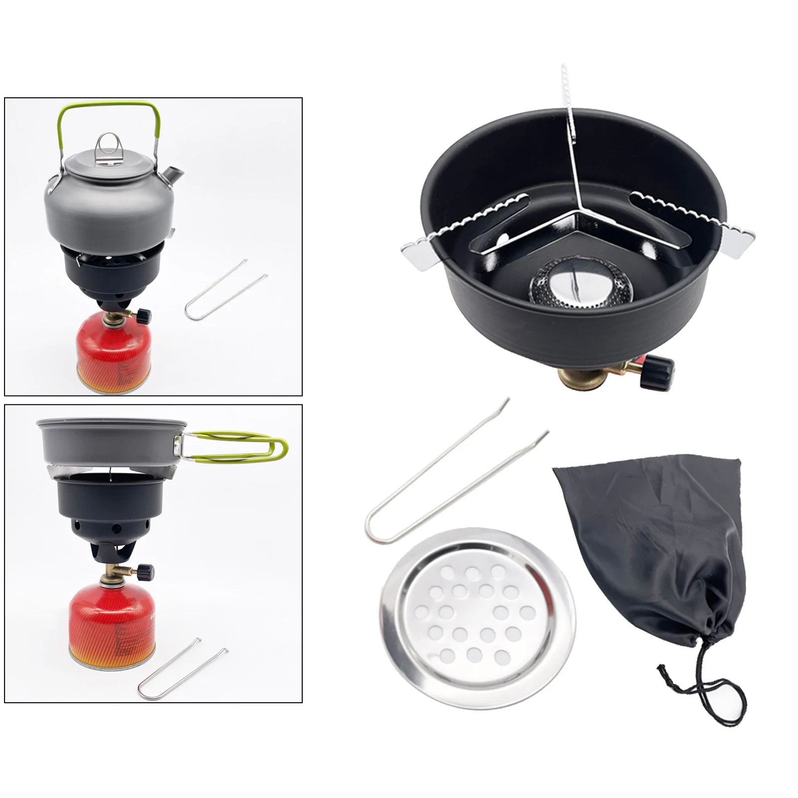 

Camping Stove Gas Stove Fishing Outdoor Cooking Wood Coal Stove Survival