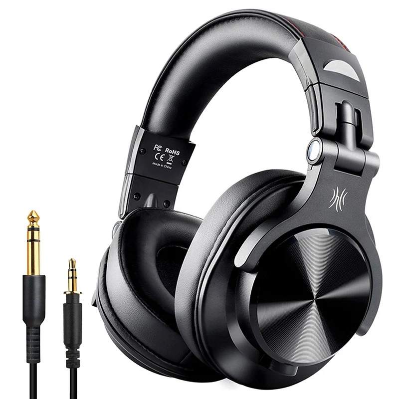 Oneodio Fusion профессиональные Проводные студийные DJ наушники+ беспроводная Bluetooth 4,0 гарнитура HIFI стерео монитор наушники с микрофоном