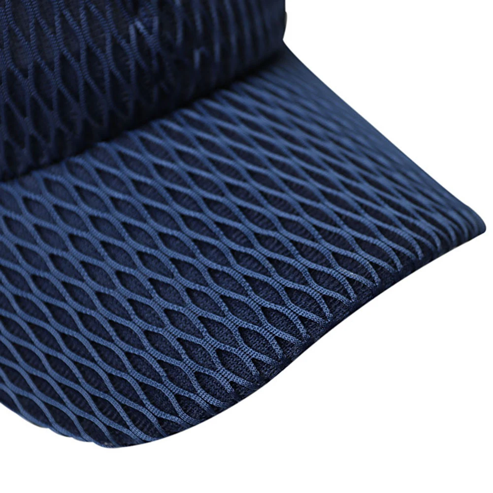 

Summer Hollow Ponytail Baseball Cap Outdoor Adjustable Anti UV Mesh Peaked Hat Baseball Cap Summer Hat cap man women Baseball Ca