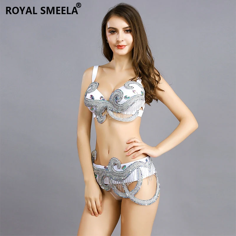 Сверкающими блестками бисером танец живота костюм одежда пикантные Для женщин