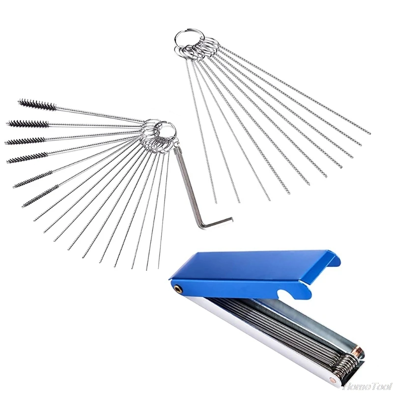 

Carburetor Jet Cleaning Tool Kit 13 Wires Jet Cleaning Needles Wire Brush Carb Dirt Jet Cleaner Tool M15 21 Dropshipping