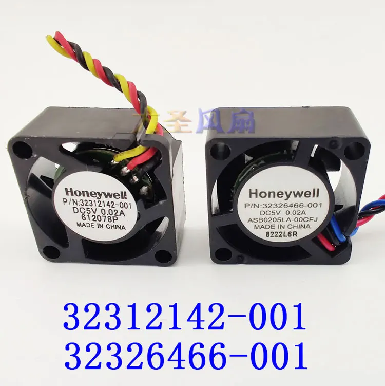 Оригинальный 20 мм вентилятор для Honeywell 32326466 001 32312142 DC5V 0.02A 3 линии 20x20x10